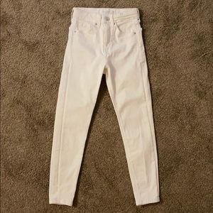 Topshop Jeans White Petite Jamie